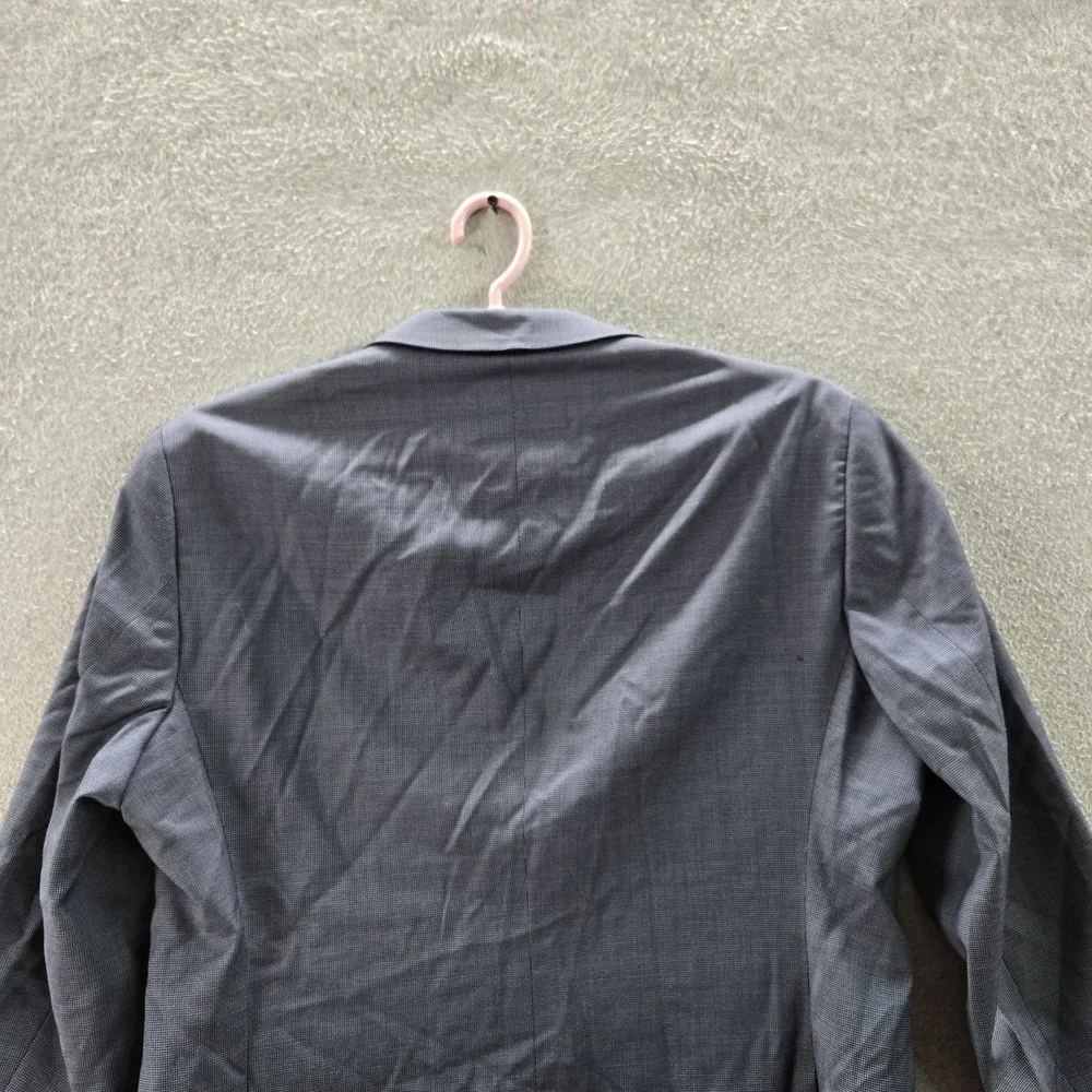 Armani Exchange Men Blazer 33W Blue Suit Jacket Button Long Sleeve